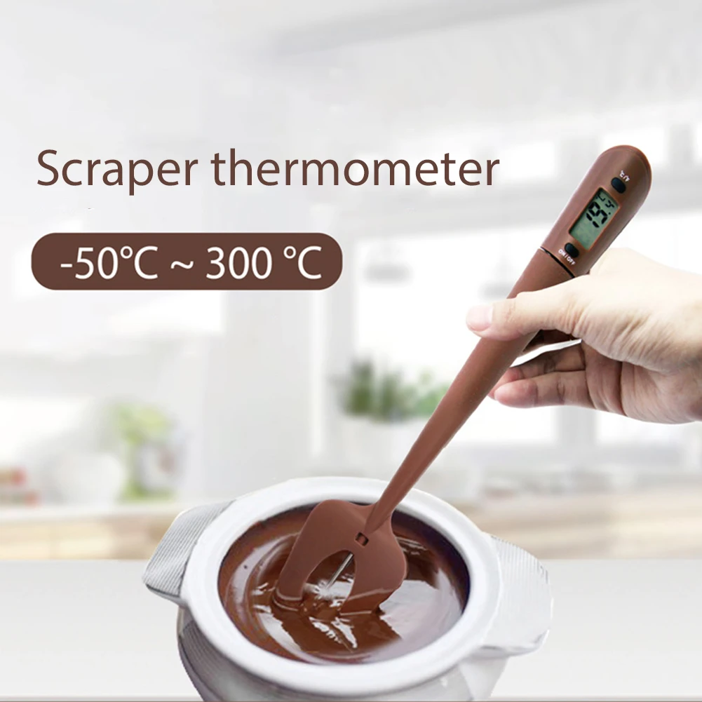 Termómetro Digital para cocinar, espátula de Chocolate, caramelo, termómetro,  sonda electrónica para alimentos, herramienta de cocina para barbacoa,  temperatura|Cucharas medidoras| - AliExpress