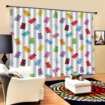 

kids curtains cartoon curtains 3D Curtain Luxury Blackout Window Curtain Living Room Blackout curtain