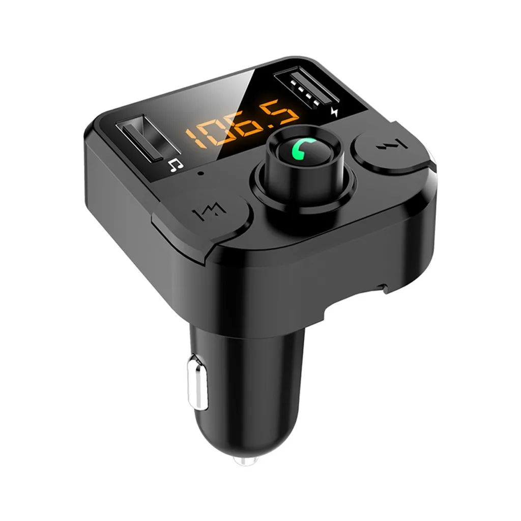 Fm передатчик Bluetooth 5 0 Автомобильный MP3 плеер адаптер батарея напряжение