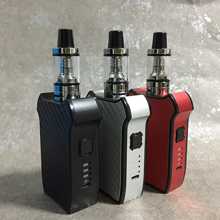 Скрипка электронная сигарета Vape стартовый набор 20 Вт до 80 Вт переменный Вт 2200 мАч Vape коробка мод с 0,35 Ом Subohm Vape танк