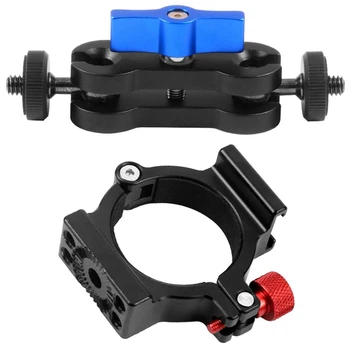 

SLR Camera Expansion Bracket Clip Fixing Adapter with ic Arm Mounting Adapter for Zhiyun Smooth 4 Handle Gimbal