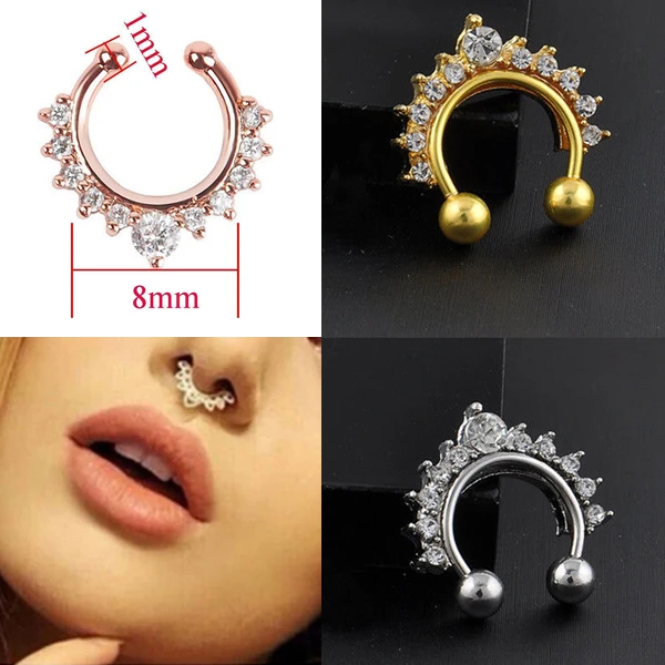 Magnetic Nose Fake Diamond Nose Stud Magnetic Nose Stud 1mm 2025