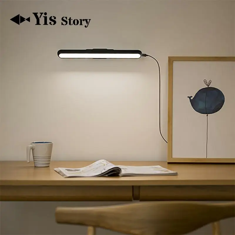 

USB Rechargeable Paste LED Desk Light Touch Adjustment switch Dimming Modern Indoor Study Bedside Children Bedroom Creative Lamp
