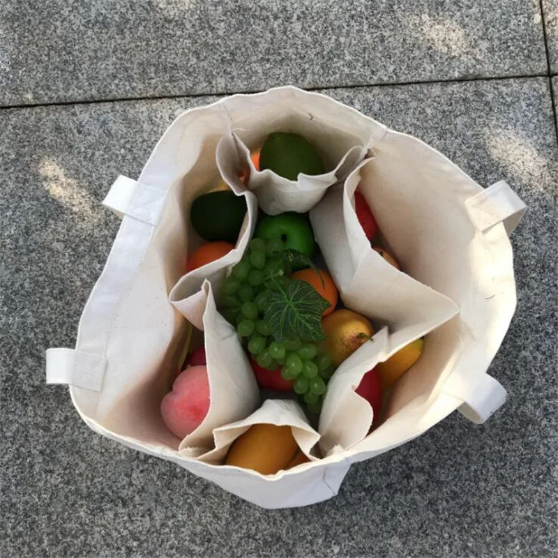 Big Size Canvas large Shopping Bag Home Large Organizer Storage Bag  Enviromental Protection White  Recycle Bag Organizer Bag