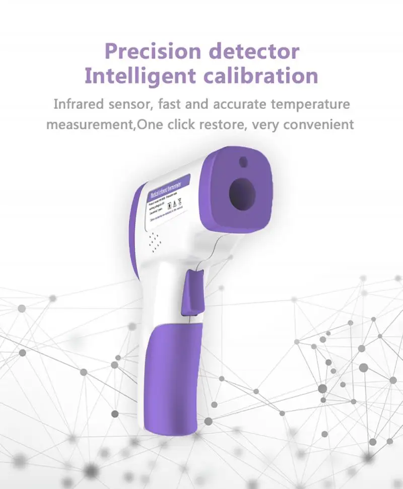 

Infrared Digital LCD Body Measurement Tool Non-Contact Baby Thermometer Forehead Ear Adult Body Fever IR Children Thermometer