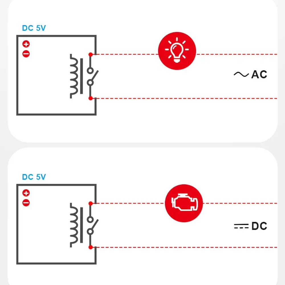 5 шт. SONOFF RE5V1C Wifi DIY переключатель В DC релейный модуль умные беспроводные