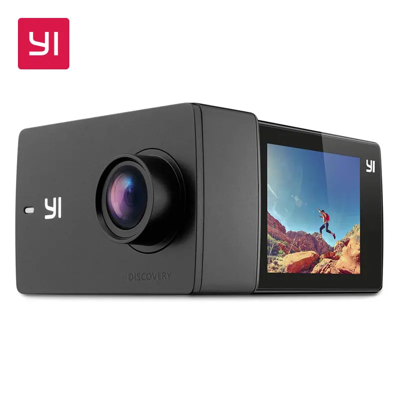  YI Discovery Action Camera 4K 20fps Sports Cam 8MP 16MP with 2.0 Touchscreen Built-in Wi-Fi 150 Deg