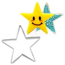 Рамадан исламский ИД Мубарак звезда из нержавеющей стали формочка для печенья бисквит кондитерский торт Декор для выпечки помадка DIY прессформы Инструменты 72XF