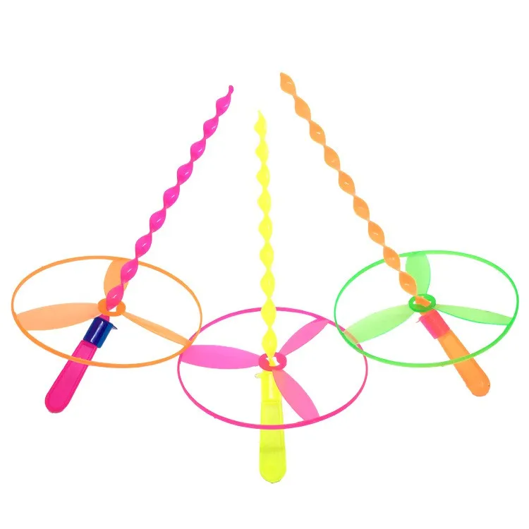

1 PC/S Kids Toys Flying Saucer Disc Pull String Colorful Flash Funny Play Flying Gyro Flying Saucer Hand Push