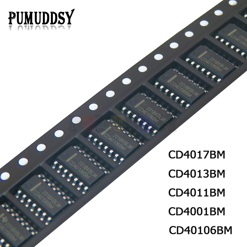 10PCS CD4017BM CD4013BM CD4011BM CD4001BM CD40106BM SOP-16 CD4017 ...