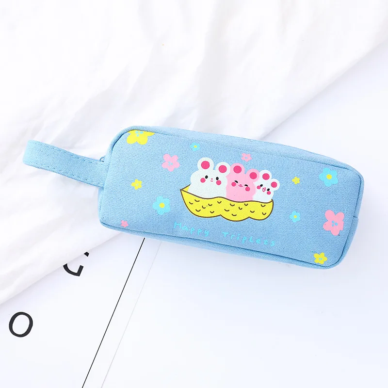 1 шт. Kawaii пенал с милым рисунком Большой Вместительный пенал Kawaii сумка Канцелярские принадлежности Школьные принадлежности подарки для детей Корейская сумочка - Цвет: 3