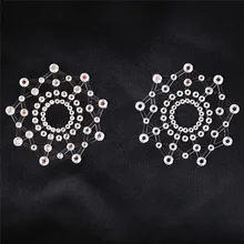 Самоклеющиеся Tepel соска крышка многоразовые Pezon Pasties искушение соски CoversTransparent груди бюстгальтер в форме лепестков аксессуары