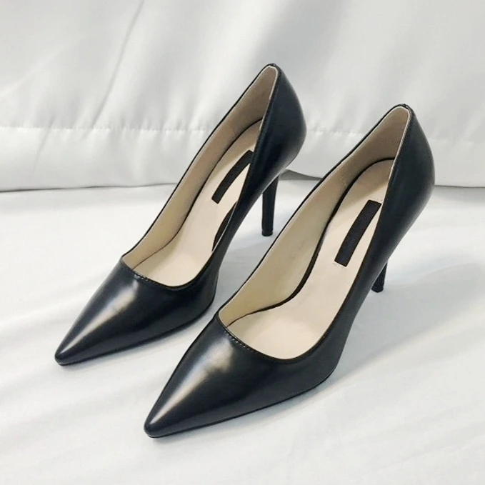 

2020 Women Shoes Pointed Toe Pumps Dress High Heels Wedding Shoes Fashion Party Pumps Footwear Yellow Red Big Size B0031