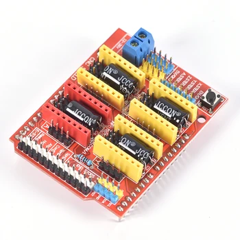 

Professional Motor Driver Kit Shield+A4988 Stepper Motor Drivers For UNO R3 For Arduino High Quality