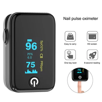 

Finger Pulse Oximeter OLED PR SpO2 PI Monitor Pulse Oximeters Heart Rate Blood Oxygen Saturation Oximetr Oximetro Dedo De
