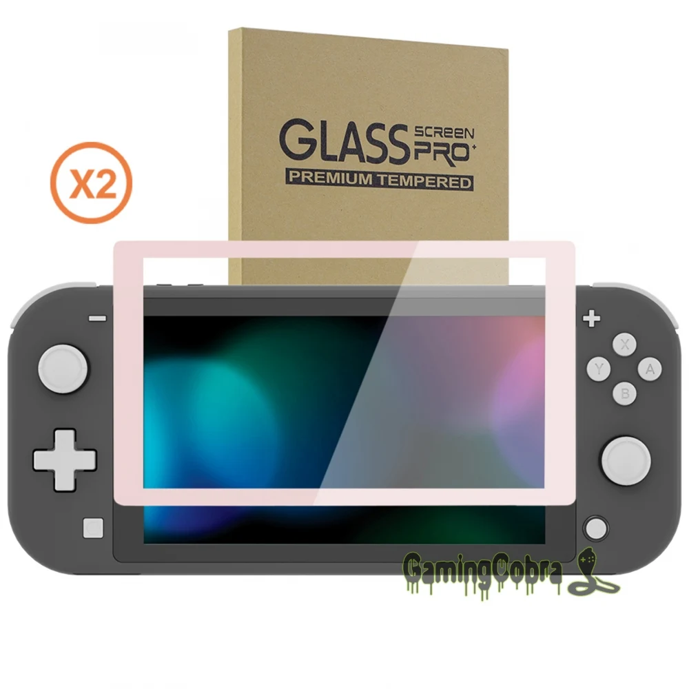extremerate, 2 pacotes transparente, protetor de tela para ns switch lite