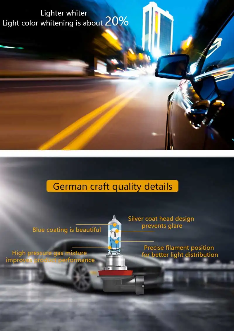 OSRAM Ночной выключатель лазер нового поколения H8 12 в 35 Вт PGJ19-1 Автомобильные фары Противотуманные фары+ 150 яркость 64212NL широкий противотуманный луч