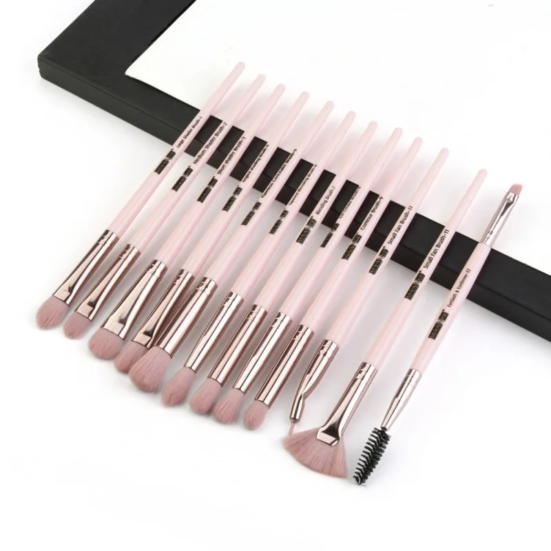 

MAANGE 5/12 pcs Makeup Brushes Set Eye Shadow Blending Eyeliner Eyelash Eyebrow Brushes Concealer Lips Eyes Make Up Brushes