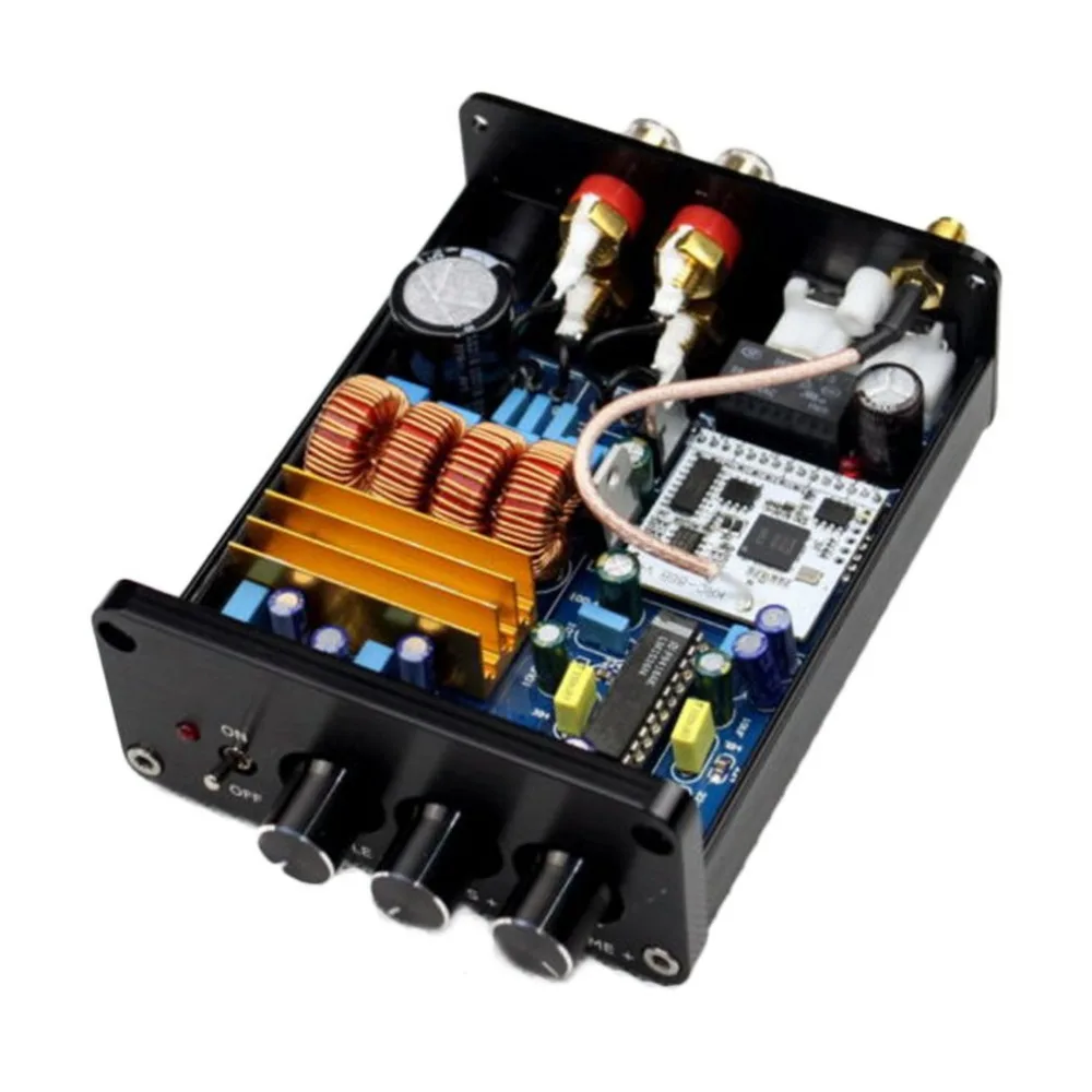 Класс D AMP TPA3116 LM1036 Регулировка громкости Bluetooth цифровой усилитель мощности мини портативный усилитель звука