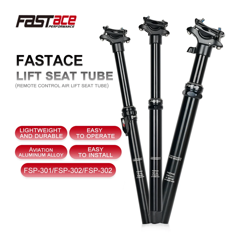 Fastace Mtb Height Adjustable Air Seatpost Dropper 30.9/31.6mm 440mm