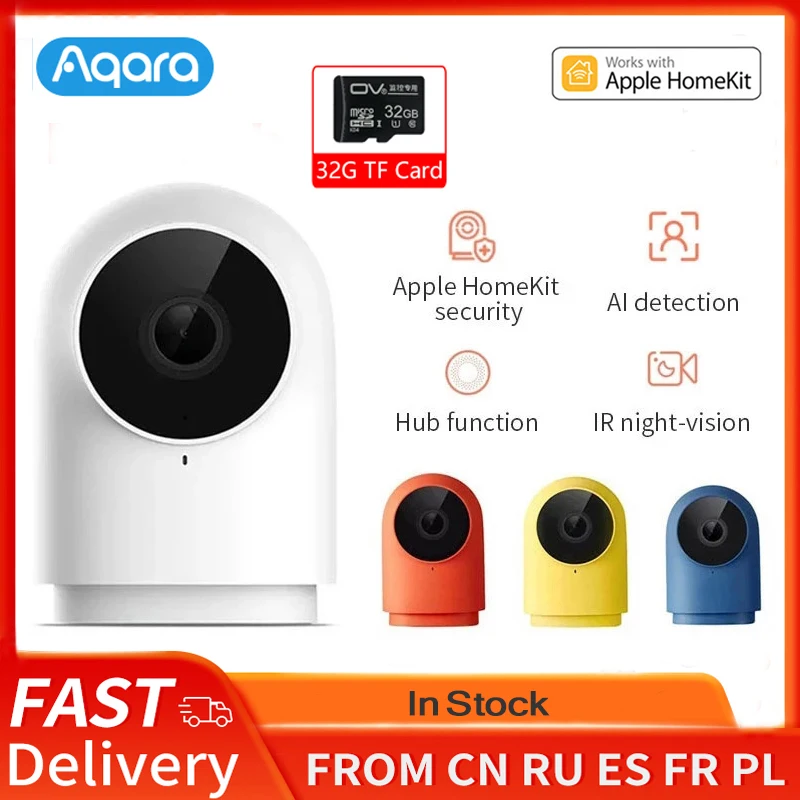 Aqara cámara G2H Gateway Edition, videocámara inteligente Zigbee, Wifi