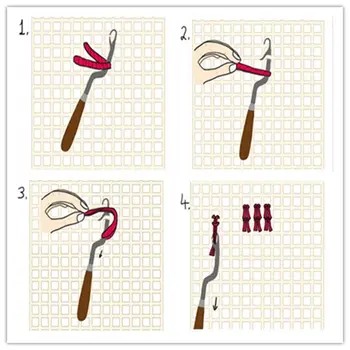 

100x150cm Blank Rug Hooking Mesh Canvas Latch Hook Rug Making Carpet Tapestry DIY Kit Tool for Embroidery Crafts Decoration