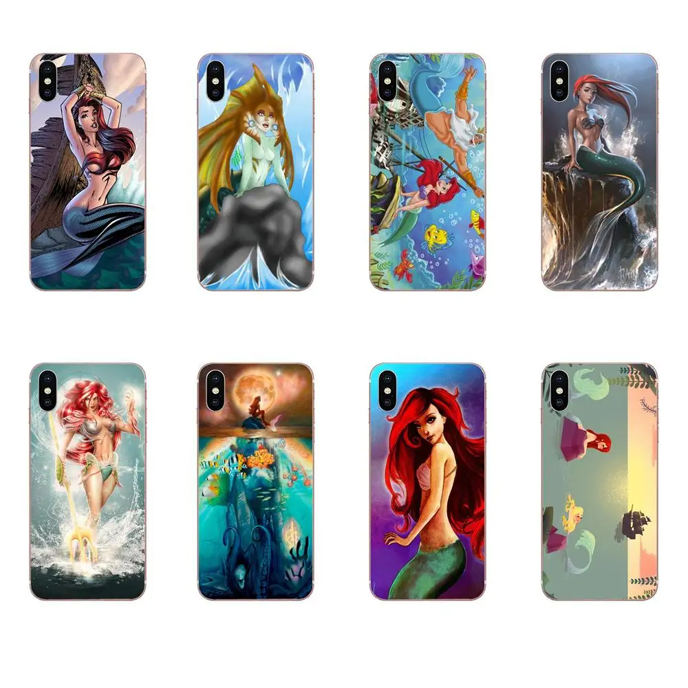 Сирена с рисунком Русалочки Ариэль для LG G2 G3 G4 G5 G6 G7 K4 K7 K8 K10 K12 K40 мини стилус ThinQ 2016
