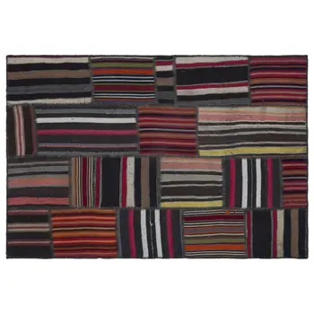 

Handmade Natural Vintage Patchwork Rug Area Rug 156x233 Cm-5'1''X7'8''
