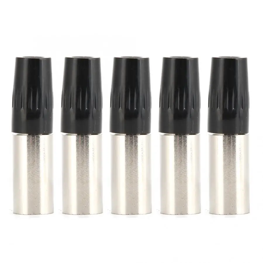 5 шт. 5Pin XLR разъем Mini Male микрофонный кабель адаптер MIC Аудио разъем