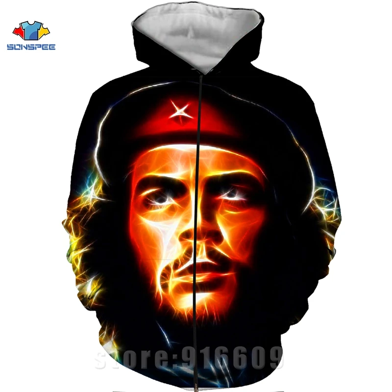 Winter Coat 3D Print Che Guevara Jacket Men Sweatshirts Women Fashion Hoodies Mens Pocket Sweatshirt Harajuku Hoodie Pullovers (15)