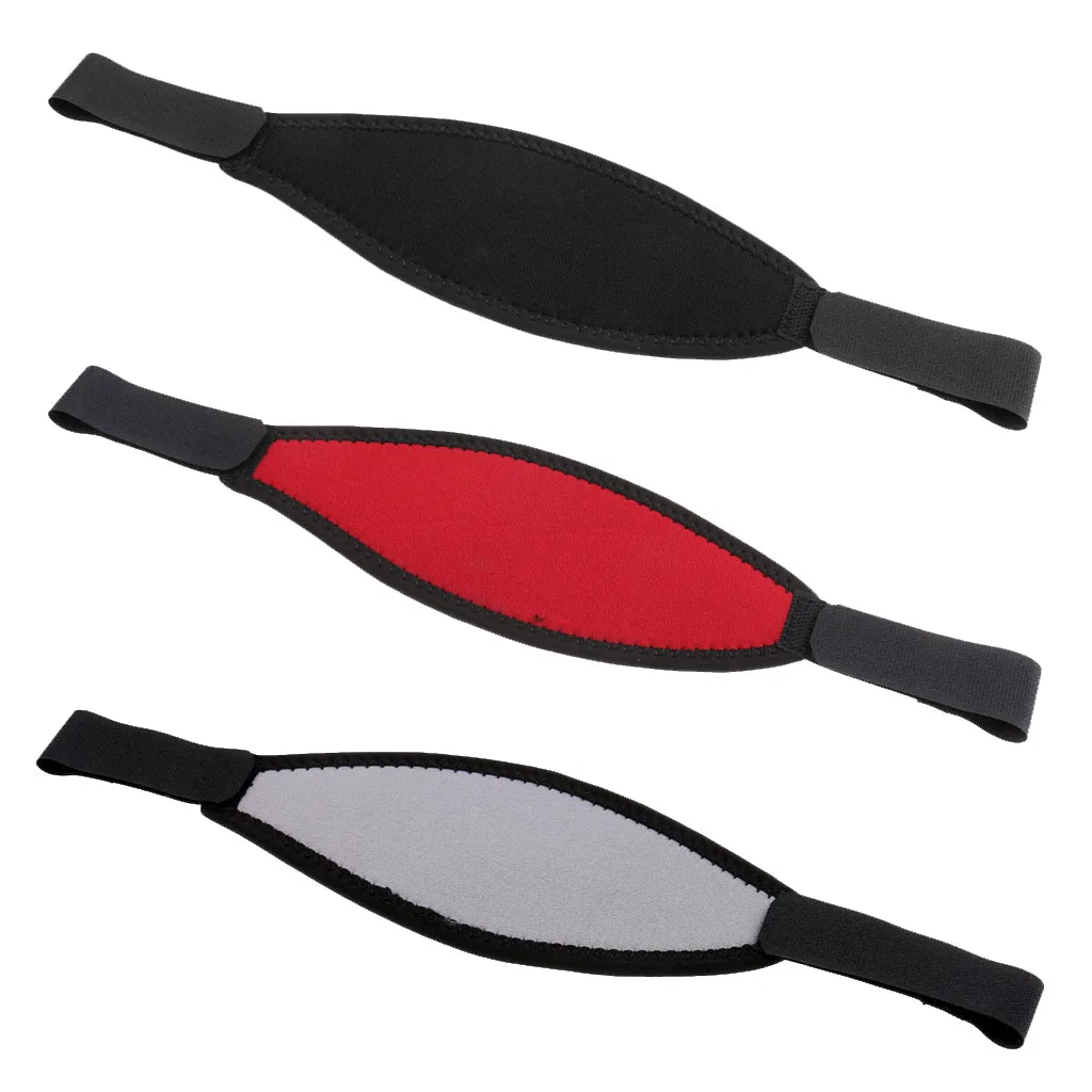 13 x 3.3 inch Neoprene Scuba Diving Mask Slap Strap Adjustable Long Hair Protection