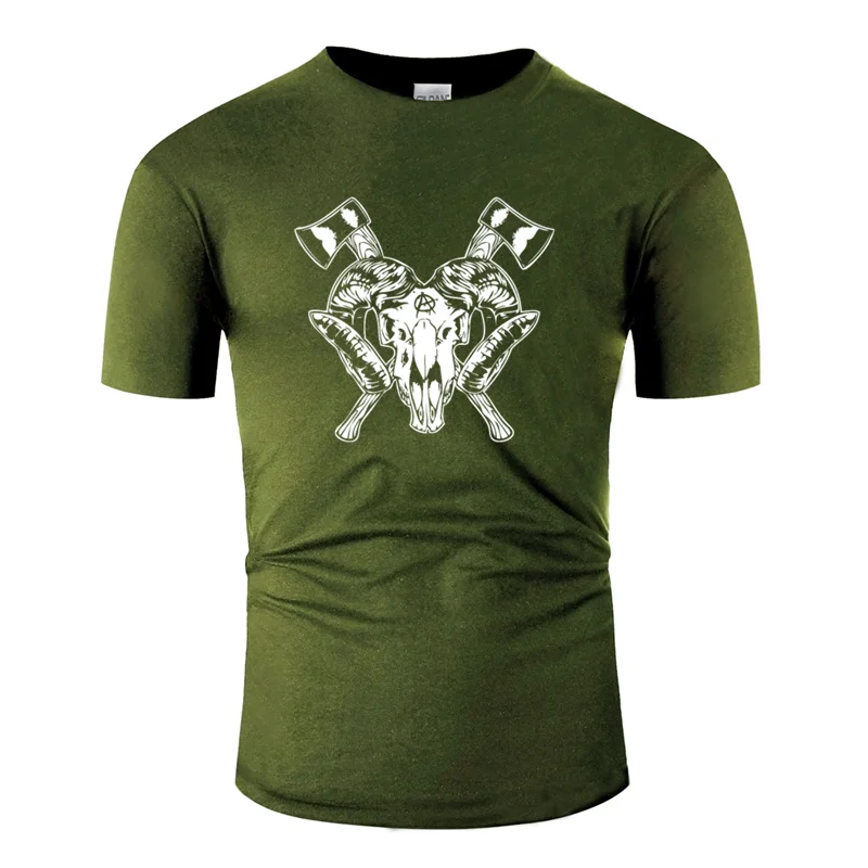 Мужская дышащая футболка с топором, лето, большие размеры S~ 5xl, мужские футболки с рисунком, короткий рукав, против морщин