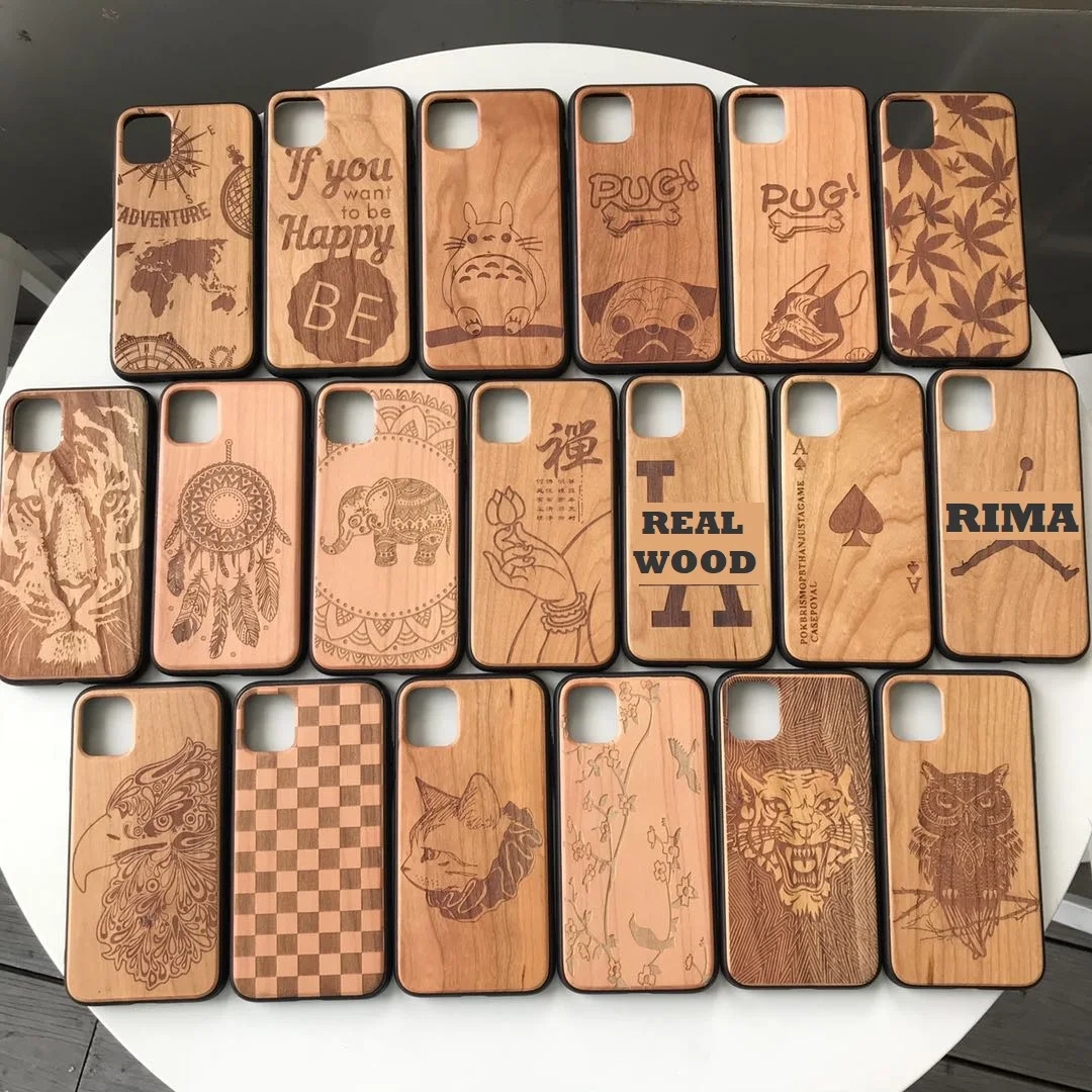 Чехол из натурального дерева + ТПУ для iPhone 13 Pro Max 12 mini 11 XS XR X SE | Мобильные телефоны