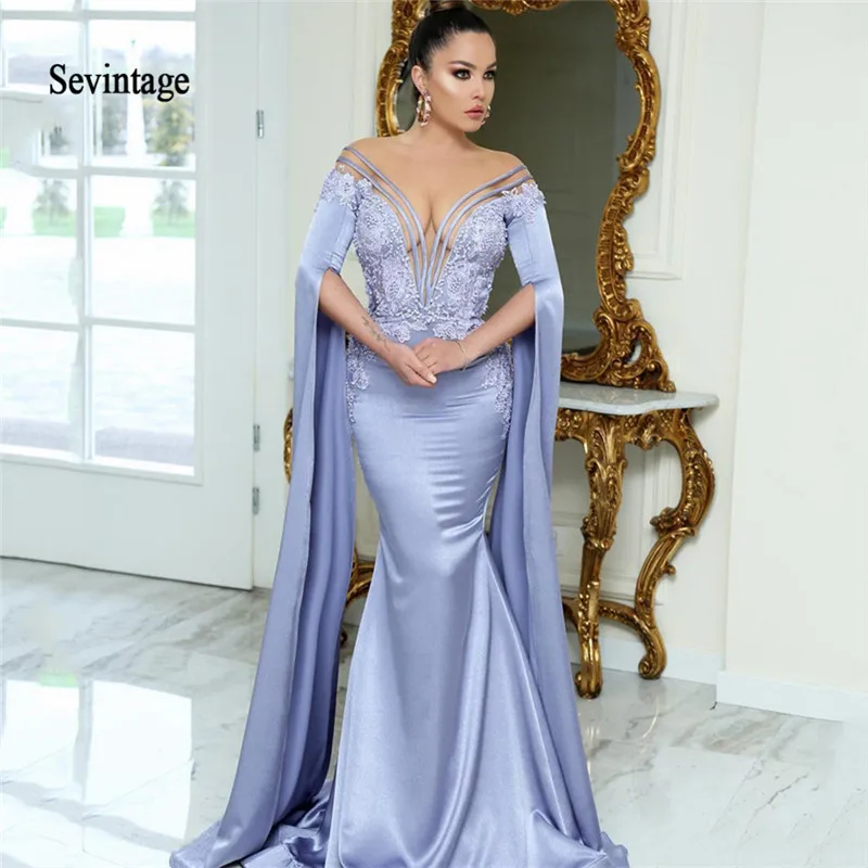 Вечерние платья-русалки Sevintage из тюля с пуговицами в африканском стиле для
