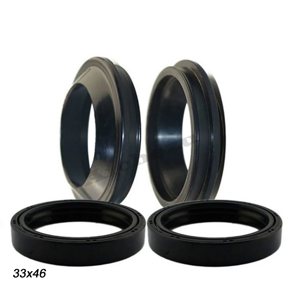 

ACZ Motorcycle 33x46x10.5mm Front Fork Damper Oil Seal Rubber Shock Absorber For TLR200 XL200R CB350G CB350K CB360 CM450A/E
