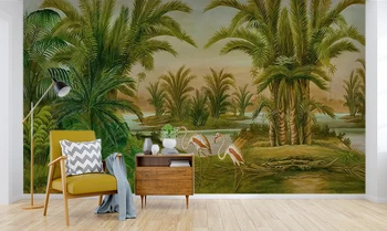 

[Self-Adhesive] 3D Tropical Plants 48878 Wall Paper mural Wall Print Decal Wall Murals