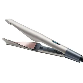 

2 in 1 Electric Styling tools Hair Curler Tourmaline Ceramic Hair Straightener Helical Heating Panel Curling Iron Hairdressing