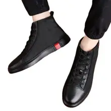 

New luxury men's designer shoes cowhide canvas shoes Oxford casual shoes flat walking shoes men's Chaussures plus 38-46