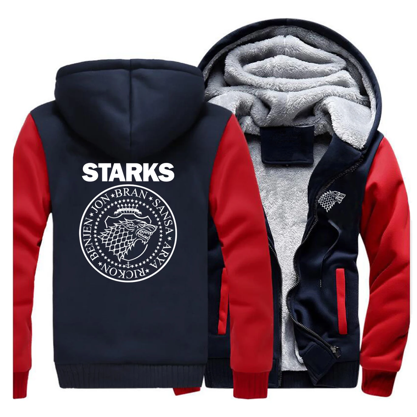 HOUSE STARKS, Мужская брендовая куртка,, Новое поступление, Игра престолов, мужское теплое пальто, хип-хоп, Harajuku, одежда для мужчин, стиль, толстовка