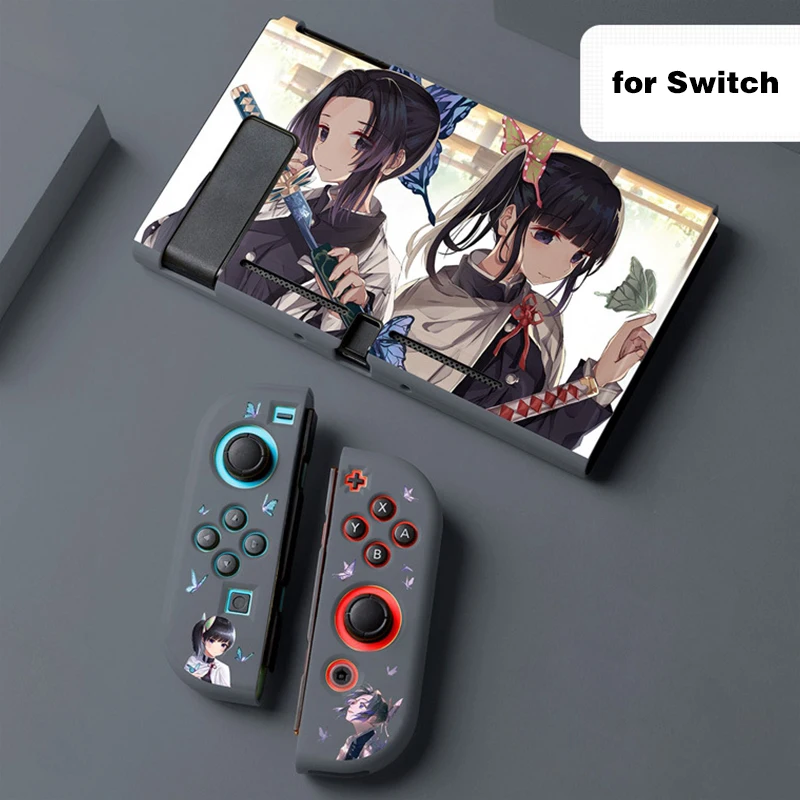 Anime Funda Nintendo Switch OLED Protective Case Soft TPU White Cover  JoyCon Controller Game Housing Switch