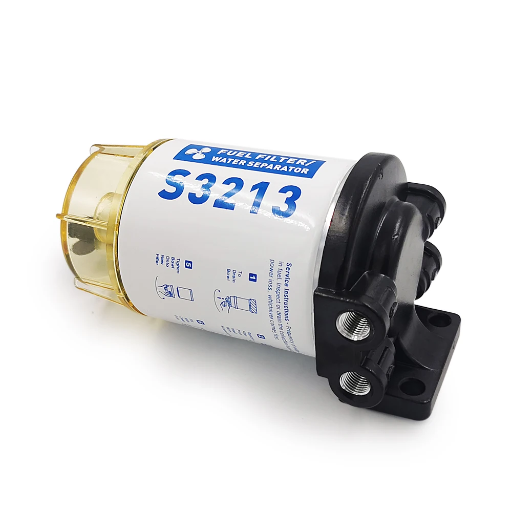 S3213 Outboard Marine Boat Fuel Filter 35604941 35809097 Diesel Fuel Water Separator for Racor Marine Engine Boat fuel filter water separator