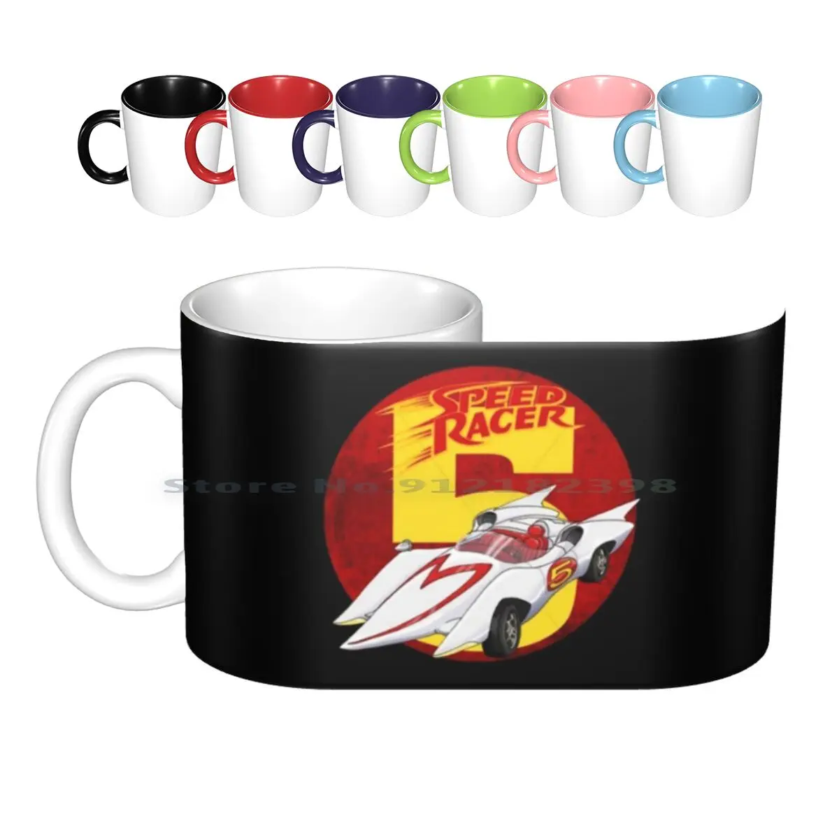 Mach Five Racer Go Tazze In Ceramica Tazze Da Caffè Tazza Da Tè Al Latte Mach 5 2D 2 D Auto Demon Days Go Griff Jaid Santa Noodle Speed
