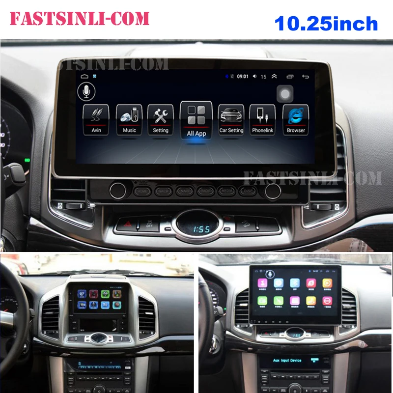 Автомагнитола на Android с DVD плеером и GPS навигацией для Chevrolet Captiva 2011 2017 автомагнитола 2din мультимедийным