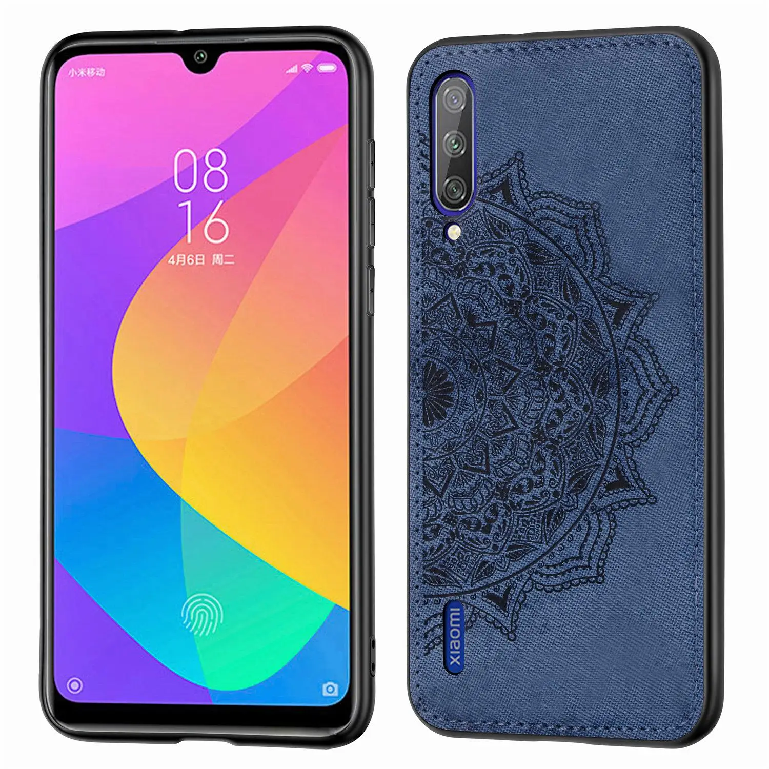 3D Mandala Painted Case on Redmi 7A 6A Note8/7/6 K20 For Xiaomi 9T 9 8lite CC9e A3 A2 Lite POCO-F1 Fabric Cloth Back Cover |