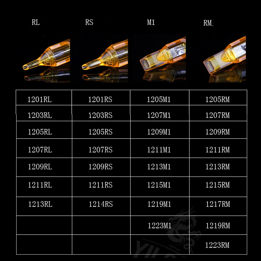 Одноразовые Иглы для татуировки 3RL/5RL/7RL/9RL/5M1/7M1/9M1/5RS/7RS/9RS для микроблейдинга татуировки
