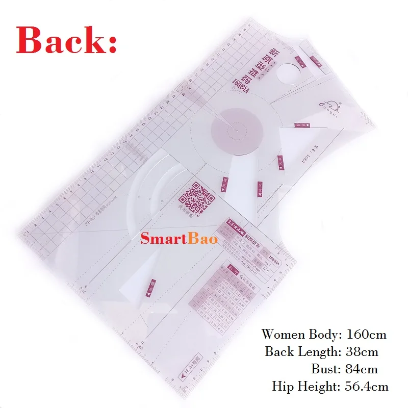 1:1 модная дизайнерская линейка ткань дизайн школьников Teching одежда рисунок Templete