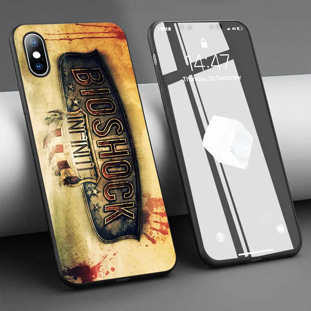 Чехол bioshock infinite logo Мягкий силиконовый чехол для телефона iPhone 11 Pro Max X 5S 6 6S XR XS 7 8 Plus |