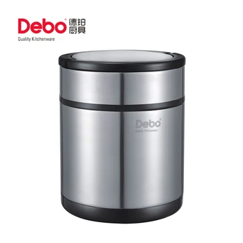 

DEBO Thermal Lunch Box Stainless Steel Bento Box Portable School Food Storage Container Leak-Proof Picnic Box 1300ML