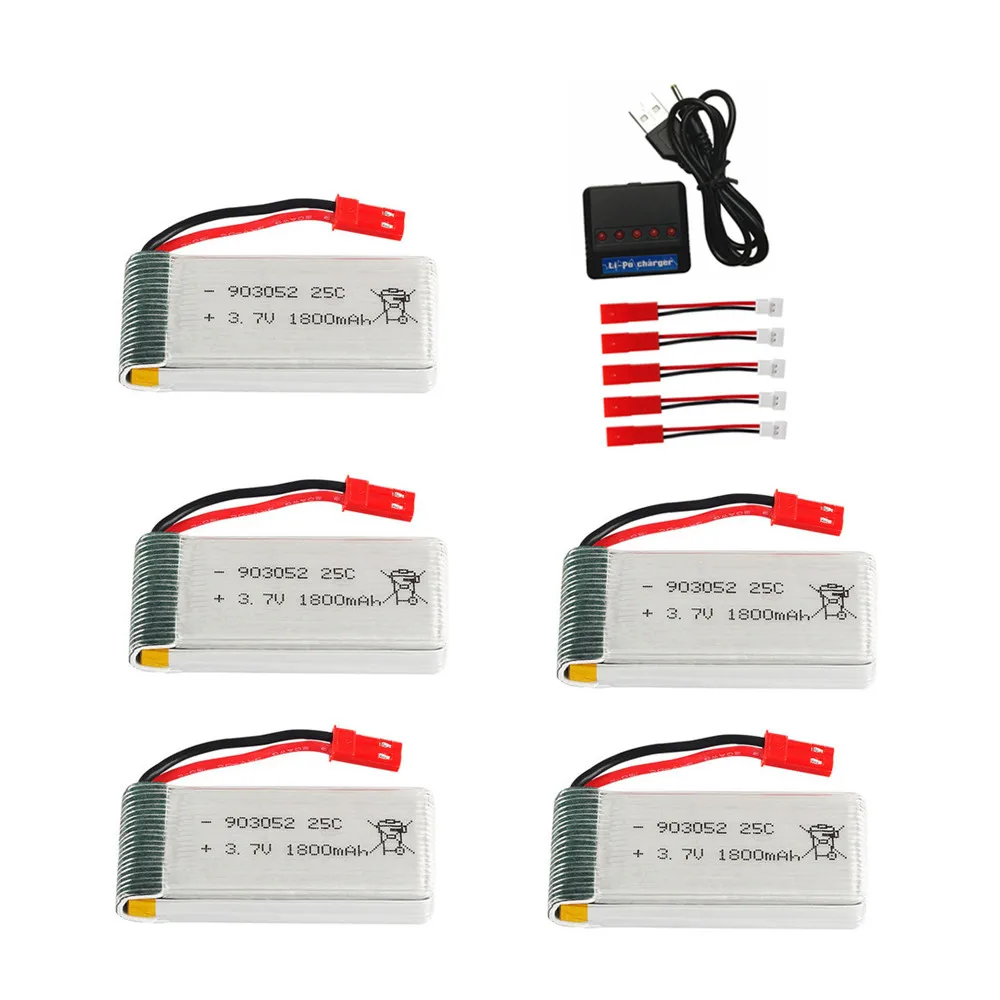 3 7 v 1800mAh lipo батарея и зарядное устройство Комплект для HQ859B HQ898B H11D H11C T64 T04 T05 F28 F29 T56
