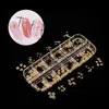 1 Boxed 12 Grids Rose Gold 3D Alloy Metal Nail Rivets Charms Nail Studs Nail Ornament Heart Star Moon Cross Nail Art Decorations 4